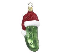 Inge-glas - Christmas Tree Ornament, Star - Handmade, 12 cm, Glass, Green, Christmas