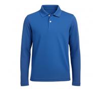 INGEAR Men's Polo Shirt Quick Dry Athletic Golf Tennis Performance Long Sleeve - Casual Office Uniform Wear - Activewear, Long Sleeve Royal Blue, Medium
