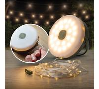 RED5 Multi Mode White LED Camping Lantern and 10 Metre Retractable String Light