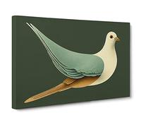 Ingenious Dove Bird Canvas Print | Gallery Wrapped 30mm Frame Wall Art | 30x20 inches | Ready to Hang | Contemporary Animals Picture | Living Room Bedroom Lounge Office