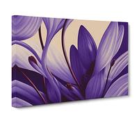 Ingenious Flowers Canvas Print | Gallery Wrapped 30mm Frame Wall Art | 30x20 inches | Ready to Hang | Contemporary Floral Picture | Living Room Bedroom Lounge Office