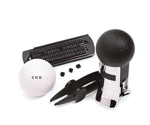 InGenious Golf Personalised Monogram Ball Stamper, Ink and 52 Character Set Kit