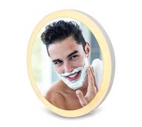 InGenious LED Light Up Bathroom Mirror & Bluetooth Speaker IPX6 Suction Vanity