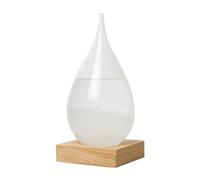 InGenious Teardrop Storm Glass on Stand Ornamental Weather Forecast Barometer