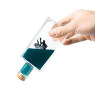 InGenious The Unsinkable Ship In A Bottle Perpetual Floating Corsair Pirate Ship