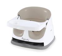Ingenuity, Baby Base 2-in-1 Seat, Cashmere, Booster Chair, Dining and Feeding Seat for Toddlers, Easy to Clean with Removable and Self-Storing Tray, Ages 6 Months+