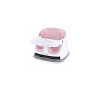 Ingenuity, Baby Base 2-in-1 Seat, Peony, Booster Chair, Dining and Feeding Seat for Toddlers, Easy to Clean with Removable and Self-Storing Tray, Ages