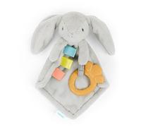 Ingenuity Cozy Sylvi Plush Lovey with Teether - Baby Comforter - Soft Comfort Toy for New Born - Plush Bunny Blanket - Ages 0M+