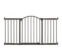 Ingenuity Decorative Extra Wide Baby Gate & Dog Gate, 44"-72" Wide, 36" Tall, Hardware or Pressure Mounted, Install in Hallways, Bottom of Stairs, or Large Openings - Bronze