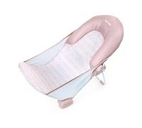 Ingenuity Foldaway 2-Position Bather, 2-Position Adjustable Support Baby Bath seat for Sink or Bathtub, Ages 0-6 Months, up to 20 pounds, Pink