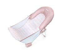 Ingenuity Foldaway 2-Position Bather, 2-Position Adjustable Support Baby Bath seat for Sink or Bathtub, Ages 0-6 Months, up to 20 pounds, Pink