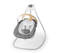Ingenuity, Ingenuity SimpleComfort Compact Soothing Swing, Mobile Activity Arc, Swivel Seat, 6 Speed, 0-9 Months, Up to 9 kg - Parker