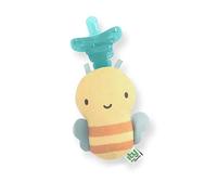 Ingenuity: ity by Ingenuity Cozy Coo, Bomby, BPA-Free & Medical-Grade Silicone Pacifier, Plush Bee, Unisex, for Ages Newborn and Up