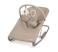 Ingenuity Nestle Vibrating Rocker, Lightweight Foldable Infant Seat with Breathable Fabric, 2-Position Recline, Toy Bar, Mini Vibration Unit, 5-Point Harness, Travel Bag