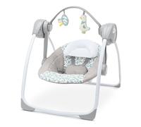 Ingenuity Portable Swing 2 Go - Endless Bloom - 6 Speeds - 10 Melodies - 2 Toys - 0-9M