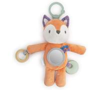 Ingenuity Premium Soft Plush Travel Activity Teether Toy - Kitt the Fox, Ages Newborn +