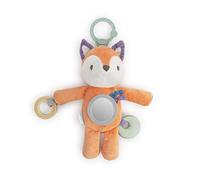 Ingenuity Premium Soft Plush Travel Activity Teether Toy - Kitt the Fox, Ages Newborn +