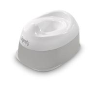 Ingenuity Ready Set Go Potty, Removable Bowl, Non-Skid Bottom, Wide Stable Base, Age 18 Months & Up, White & Grey