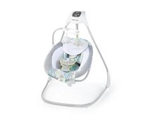 Ingenuity SimpleComfort Lightweight Compact 6-Speed Multi-Direction Baby Swing, Vibrations & Nature Sounds, 0-9 Months 6-20 lbs (Everston)