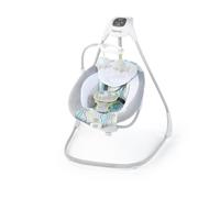 Ingenuity SimpleComfort Lightweight Compact 6-Speed Multi-Direction Baby Swing, Vibrations & Nature Sounds, 0-9 Months 6-20 lbs (Everston)