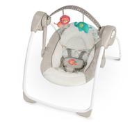 Ingenuity Soothe 'n Delight 6-Speed Compact Portable Baby Swing with Music and Toy Bar, Folds for Easy Travel - Cozy Kingdom
