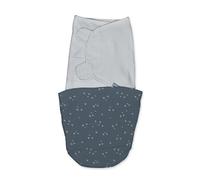 Ingenuity SwaddleMe All Season Baby Swaddle, 2 Quick Flip Layers to Change From 1.0 to 2.5 TOG, Size 0-3 Months, 7-14 Pounds - Stardust