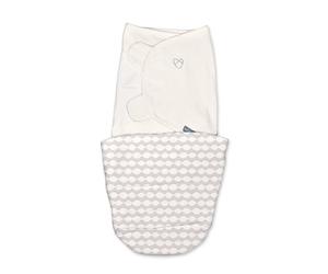 Ingenuity SwaddleMe All Season Baby Swaddle, 2 Quick Flip Layers to Change from 1.0 to 2.5 TOG, Size 0-3 Months, 7-14 Pounds - Dream Waves