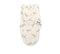 Ingenuity SwaddleMe Monogram Collection Baby Swaddle, 100% Cotton, Improves Slee