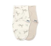 Ingenuity SwaddleMe Monogram Collection Baby Swaddle, 100% Cotton, Improves Sleep & Calms Startle Reflex, 0-3 Months, Pocket Fold Design for Easy