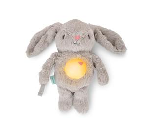 Ingenuity Sylvi Cuddle Pal Daytime Baby Soother , Cry Activated, 8 Soothing Songs, 0+M - Plush Bunny