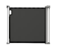 Ingenuity The Thruway 52W Series Pet and Baby Gate with Tuck Away Mesh Black