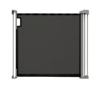 Ingenuity Thruway 52W Series, Retractable Baby Gate with Tuck Away Mesh, Baby & Dog Stair Gate, Fits Openings up to 52" Wide, 30" Tall, Doorway, Hallway or Bottom of Stairs, Hardware Mounted - Black