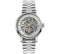 Ingersoll 1892 The Charles Mens 44mm Automatic Watch with Silver Skeleton Dial and Silver Stainless Steel Bracelet I05803