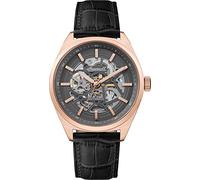 Ingersoll 1892 The Shelby Automatic Mens Watch with Grey Dial and Black Leather Strap I12002