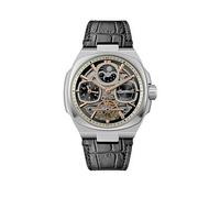 Ingersoll The Spirit Mens 46.7mm Automatic Watch with Black Dial and Black Leather Strap I15801