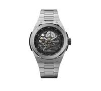 Ingersoll The Springfield Mens 48mm Automatic Watch with Black Skeleton Dial and Black Stainless Steel Bracelet Strap I15203
