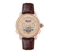 Ingersoll I00901B The New England Automatic Brown Leather Strap Watch - W4996