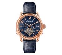 Ingersoll Men's The New England Automatic Watch with Blue Dial and Blue Leather Strap I00902B