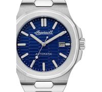 Ingersoll The Catalina Mens 47mm Automatic Watch in Blue with Analogue Display, and Silver Stainless Steel Strap I11801.