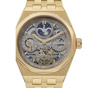 Ingersoll 1892 The Broadway Mens 43mm Automatic Watch with Pale Brown Dial and Stainless Steel Gold Bracelet - I12902