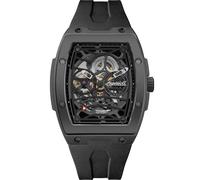 Ingersoll The Rim Mens 42mm Automatic Watch with Black Skeleton Dial and Black PU Strap I16201