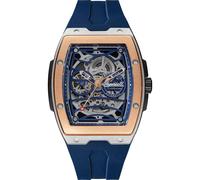 Ingersoll 1892 The Challenger Automatic Mens Watch Blue Dial and Blue PU Strap, Blue, Men Blue