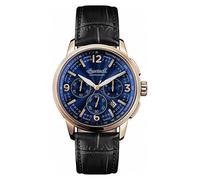 Ingersoll Mens Quartz Watch, Analogue Classic Display and Leather Strap I00105