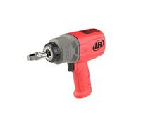 Ingersoll-Rand 2236QTIMAX-R DXS2 1/2" Air Impact Wrench, Quiet, 1500 ft-lb Torque, Titanium Hammercase, Friction Ring, Red