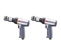 Ingersoll Rand Air Hammer Kit 123MAXHK, Pneumatic Hammer with Short Hexagonal Barrel, Anti-Vibration Tool with Quick-Change Retainer, with 5 Chisels and Case (Pack of 2)