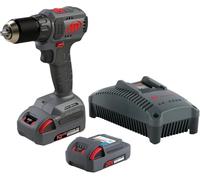 Ingersoll Rand D3141-K22-EU Cordless Compact Drill Driver 20V Brushless Motor with 50 Nm Torque, Metal Keyless Chuck, 2-Speed Setting,Ergonomic Design