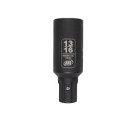 Ingersoll-Rand DXS2 Deep Impact Socket, 13/16 Inch SAE, Chrome-Molybdenum Steel