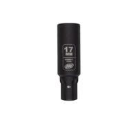 Ingersoll-Rand DXS2 Deep Impact Socket, 17mm Metric, Chrome-Molybdenum Steel