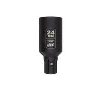 Ingersoll-Rand DXS2 Metric Deep Impact Socket, 24mm, Chrome-Molybdenum Steel