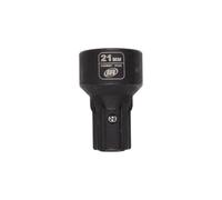 Ingersoll-Rand DXS2SM21 Impact Socket, 21mm Metric Standard, Chrome-Molybdenum Steel